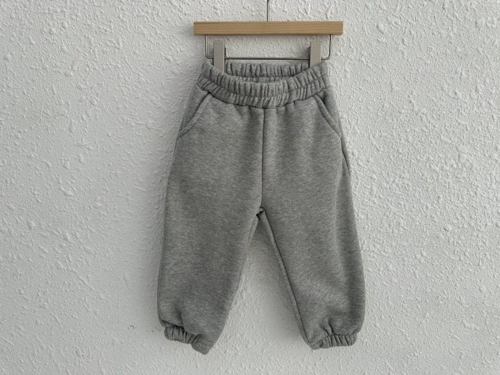 Olivie - Korean Children Fashion - #stylishchildhood - Fleece Jogger Pants - 4