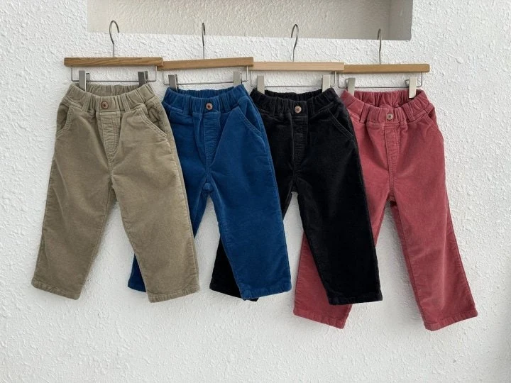 Olivie - Korean Children Fashion - #childofig - Ribless Corduroy Pants - 2