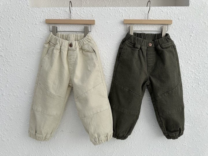 Olivie - Korean Children Fashion - #childofig - Knee Slit Jogger Pants