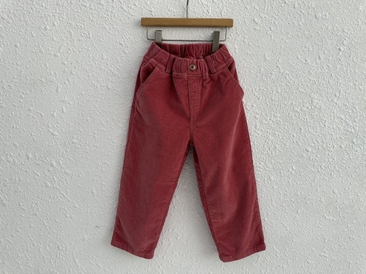 Olivie - Korean Children Fashion - #childrensboutique - Ribless Corduroy Pants - 3