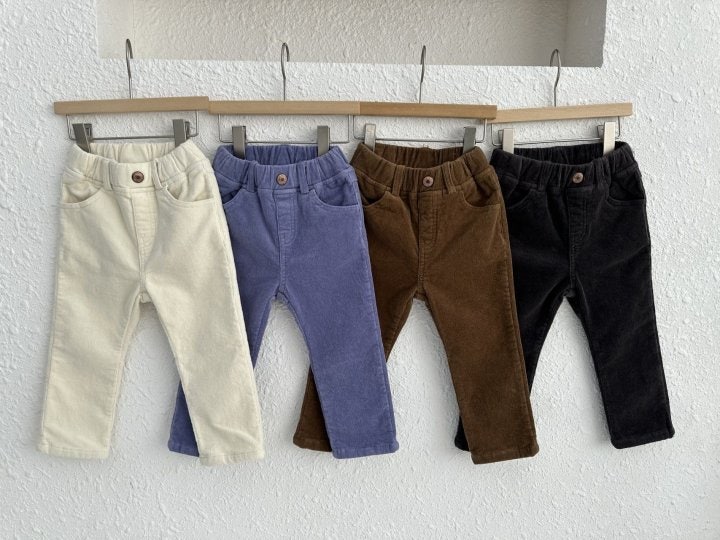 Olivie - Korean Children Fashion - #designkidswear - Classic Corduroy Pants