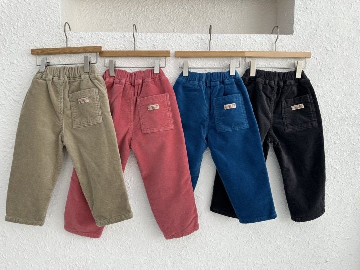 Olivie - Korean Children Fashion - #stylishchildhood - Ribless Corduroy Pants