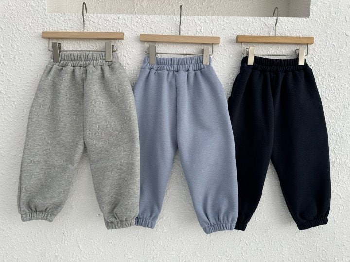 Olivie - Korean Children Fashion - #todddlerfashion - Fleece Jogger Pants