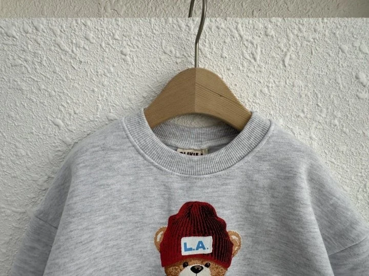 Olivie - Korean Children Fashion - #toddlerclothing - Bear Sweatshirts - 5