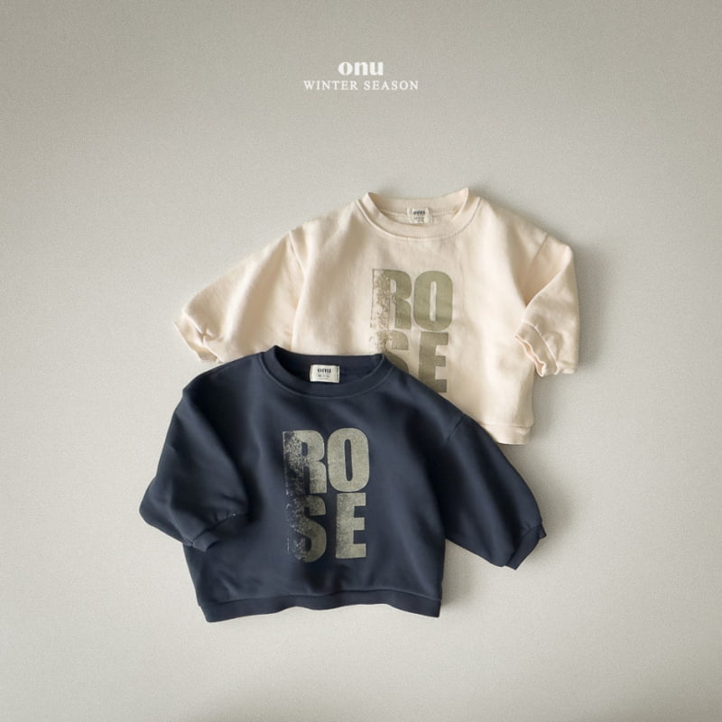 Onu - Korean Children Fashion - #childofig - Rose Sweatshirt - 4