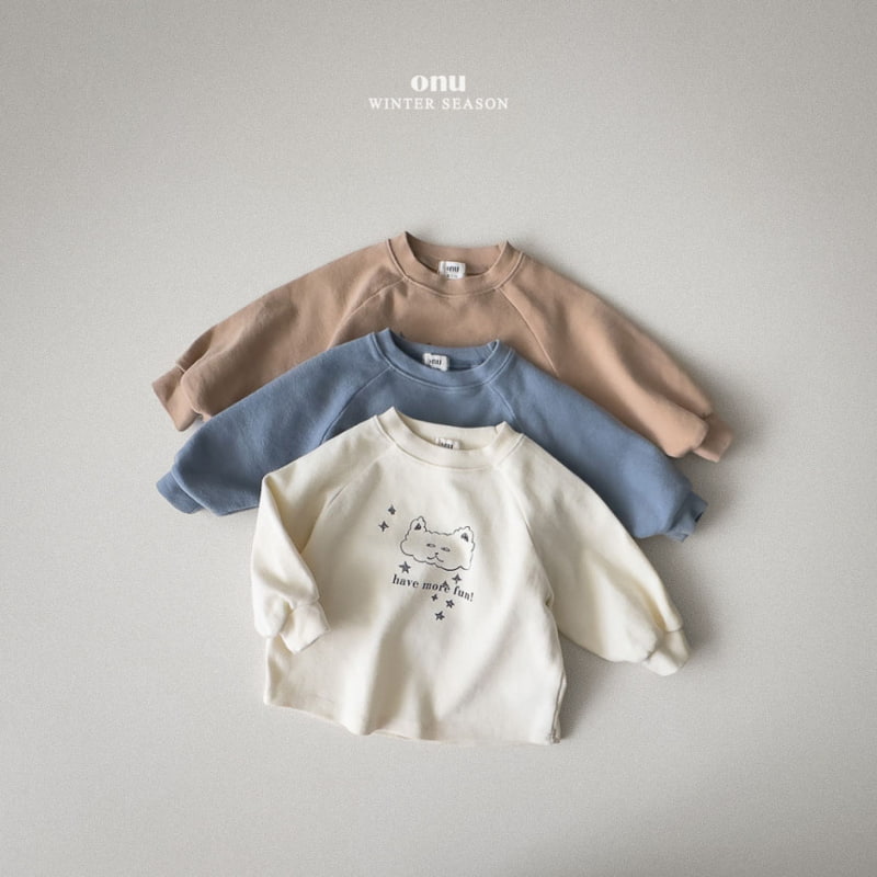 Onu - Korean Children Fashion - #discoveringself - Cat Span Tee