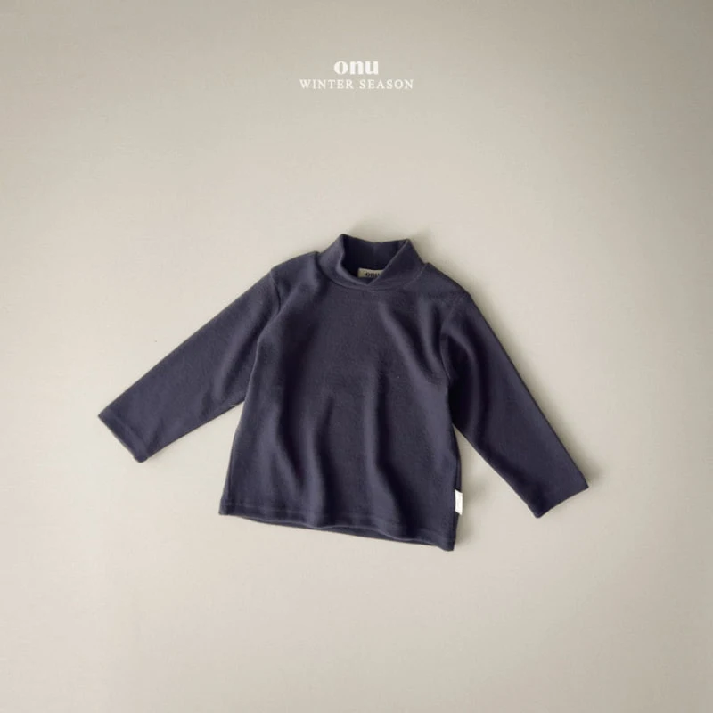 Onu - Korean Children Fashion - #fashionkids - Cheese Peach Turtleneck Tee - 5