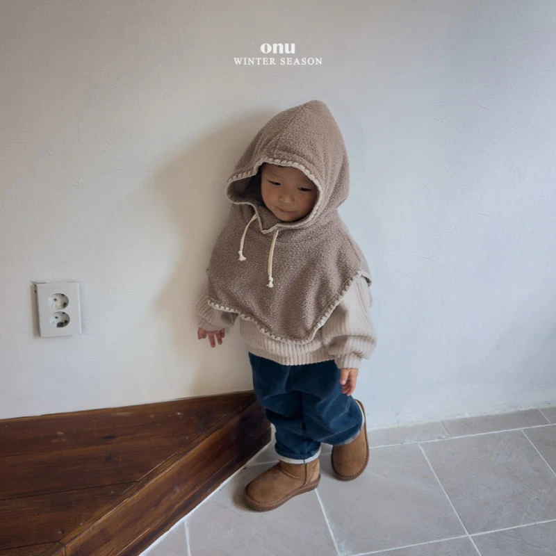 Onu - Korean Children Fashion - #prettylittlegirls - Melo Hood Warmer - 11