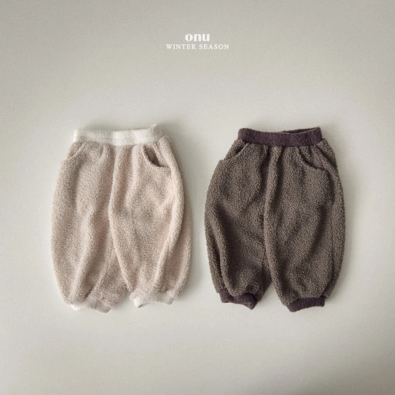 Onu - Korean Children Fashion - #todddlerfashion - Bichon Jogger Pants