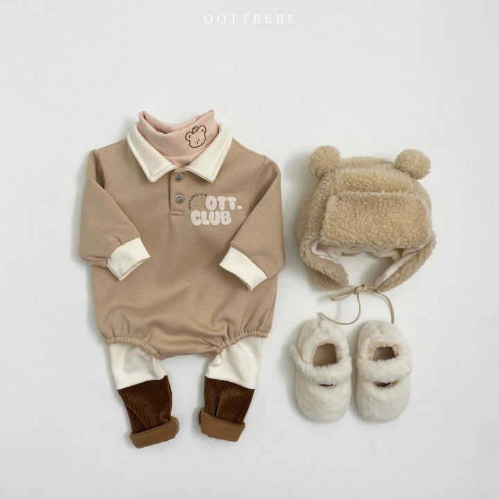 Oott Bebe - Korean Baby Fashion - #babyboutiqueclothing - Oott Raglan Suit