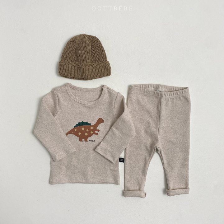 Oott Bebe - Korean Baby Fashion - #babyclothing - Baby Dino Easywear - 9