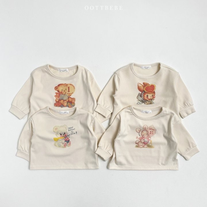 Oott Bebe - Korean Baby Fashion - #babyfashion - Happy Birthday Tee