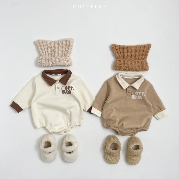 Oott Bebe - Korean Baby Fashion - #babyfashion - Oott Raglan Suit - 3