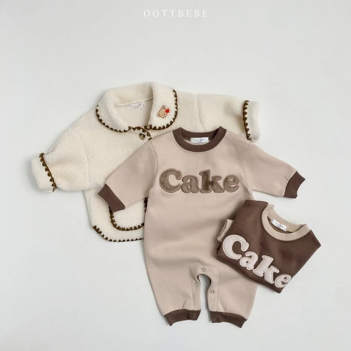 Oott Bebe - Korean Baby Fashion - #babyfever - Cake Full Boysuit - 9