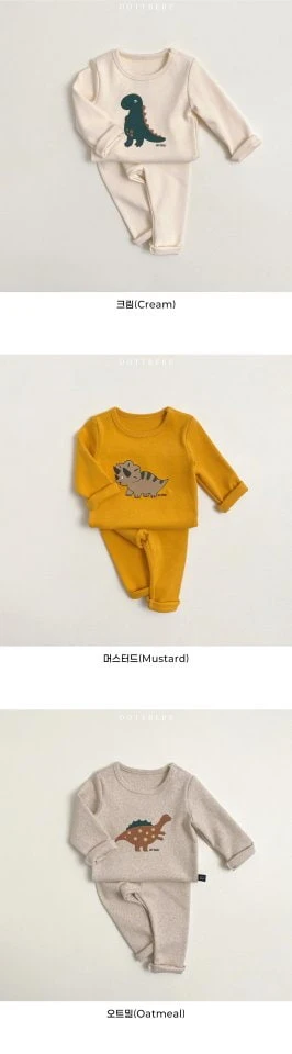 Oott Bebe - Korean Baby Fashion - #babygirlfashion - Baby Dino Easywear - 12