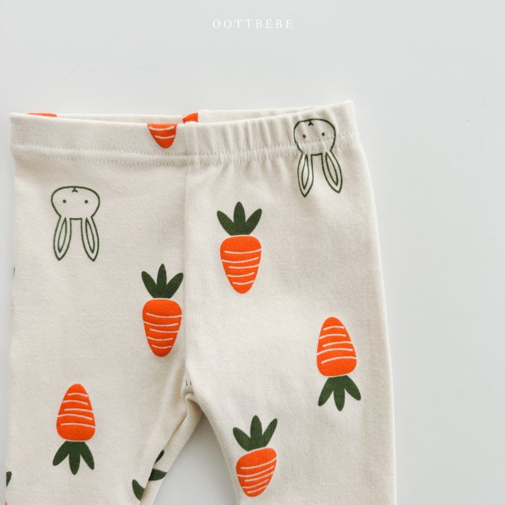 Oott Bebe - Korean Baby Fashion - #babyoninstagram - Vegetable Leggings - 4