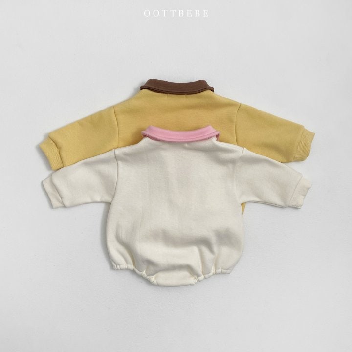 Oott Bebe - Korean Baby Fashion - #babyootd - Happy Otti Collar Suit - 9