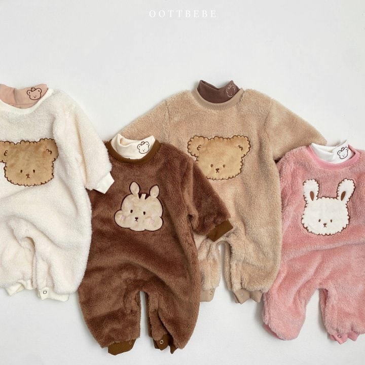 Oott Bebe - Korean Baby Fashion - #babyootd - Cozy Body Suit - 5