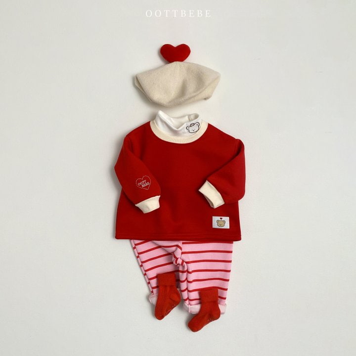 Oott Bebe - Korean Baby Fashion - #babyoutfit - Bear Neck Warmer - 4