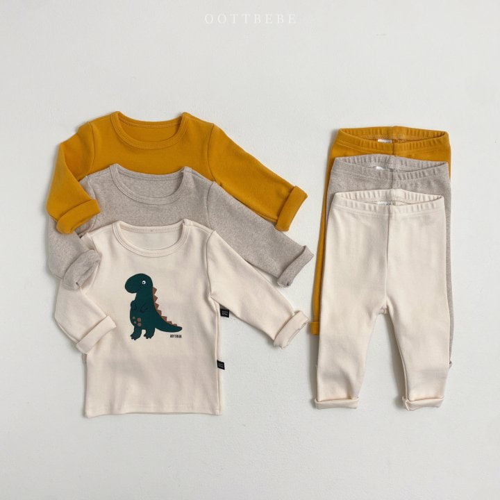 Oott Bebe - Korean Baby Fashion - #babyoutfit - Baby Dino Easywear