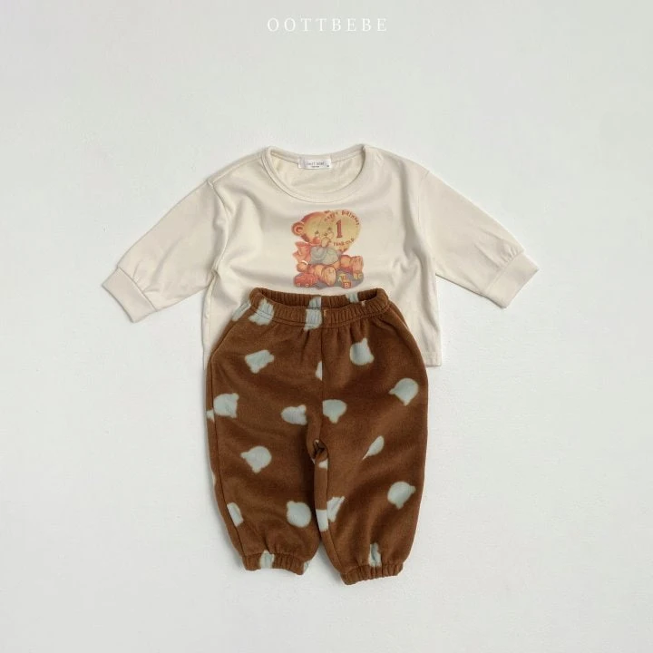 Oott Bebe - Korean Baby Fashion - #babyoutfit - Love Some Jogger Pants - 10