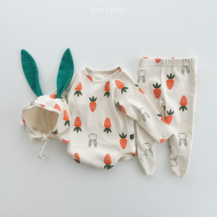 Oott Bebe - Korean Baby Fashion - #babyoutfit - Vegetable Leggings - 6