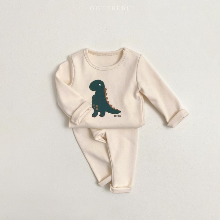 Oott Bebe - Korean Baby Fashion - #babywear - Baby Dino Easywear - 3