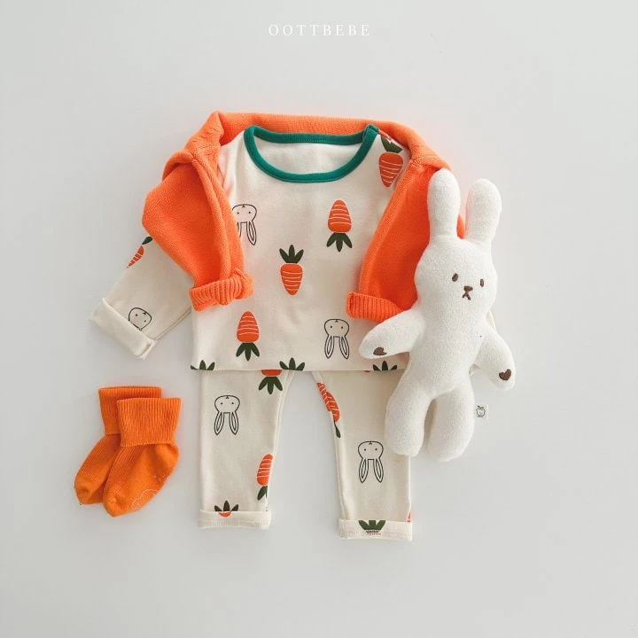 Oott Bebe - Korean Baby Fashion - #babywear - Vegetable Easywear - 8