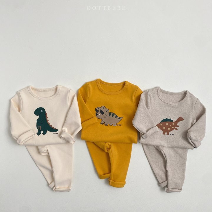 Oott Bebe - Korean Baby Fashion - #smilingbaby - Baby Dino Easywear - 6