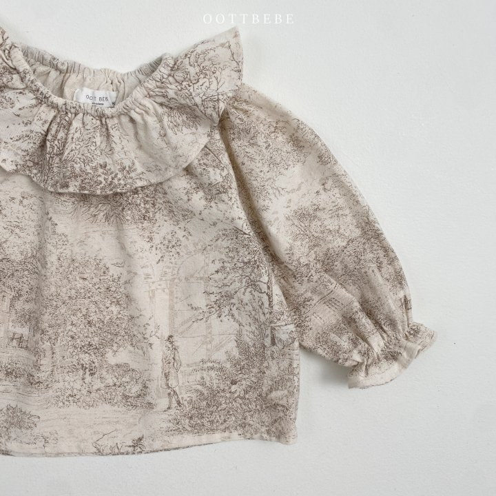 Oott Bebe - Korean Children Fashion - #childofig - Madeleine Frill Blouse - 9