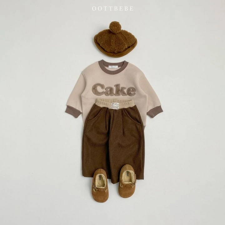 Oott Bebe - Korean Children Fashion - #childofig - Cappuccino Wide Pants - 6