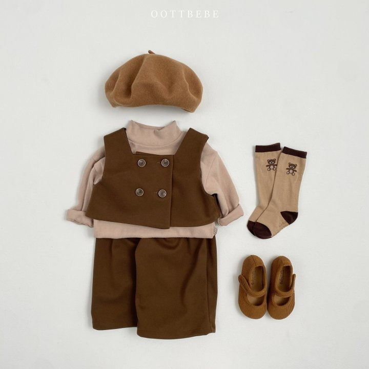 Oott Bebe - Korean Children Fashion - #discoveringself - Choco Bustier - 3