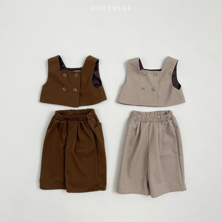 Oott Bebe - Korean Children Fashion - #discoveringself - Choco Bustier - 4