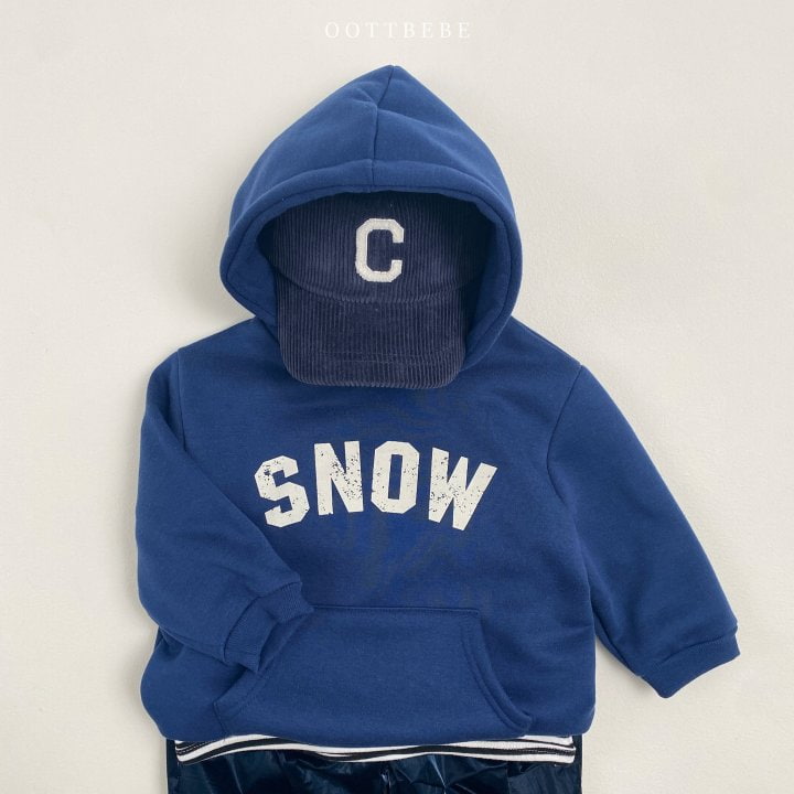 Oott Bebe - Korean Children Fashion - #littlefashionista - Snow Hood Sweatshirts - 8