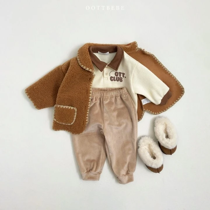 Oott Bebe - Korean Children Fashion - #littlefashionista - Mink Cozy Pants