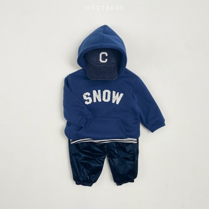 Oott Bebe - Korean Children Fashion - #magicofchildhood - Snow Hood Sweatshirts - 9