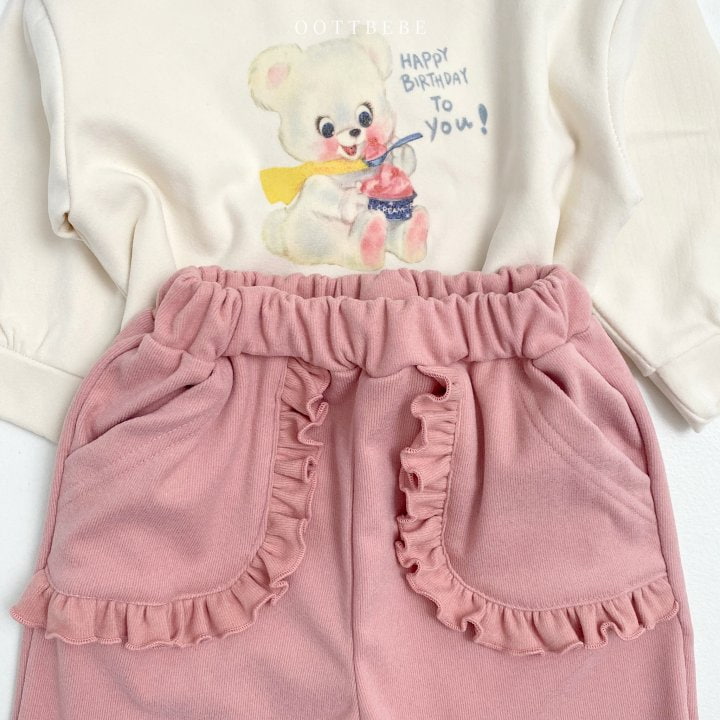 Oott Bebe - Korean Children Fashion - #magicofchildhood - Frill Slacks - 8