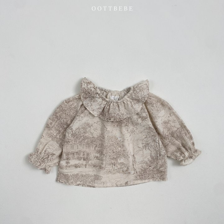 Oott Bebe - Korean Children Fashion - #prettylittlegirls - Madeleine Frill Blouse - 8