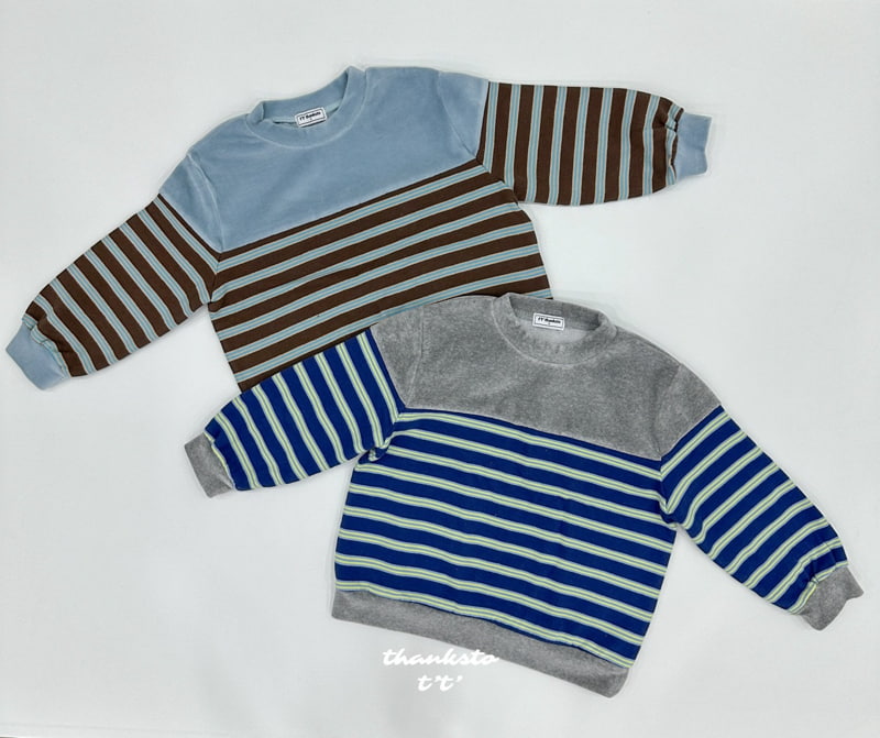 Otr - Korean Children Fashion - #Kfashion4kids - Stripe Sweatshirts