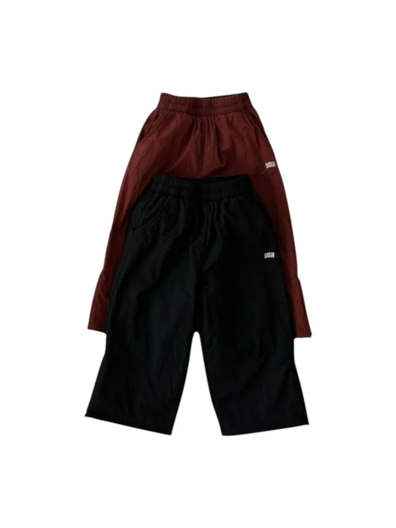 Our - Korean Children Fashion - #Kfashion4kids - Tech Track Zipper Pants