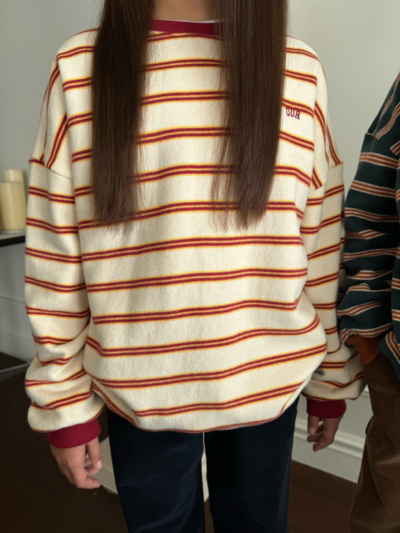 Our - Korean Children Fashion - #childofig - Chamber Stripe Sweatshirts - 7