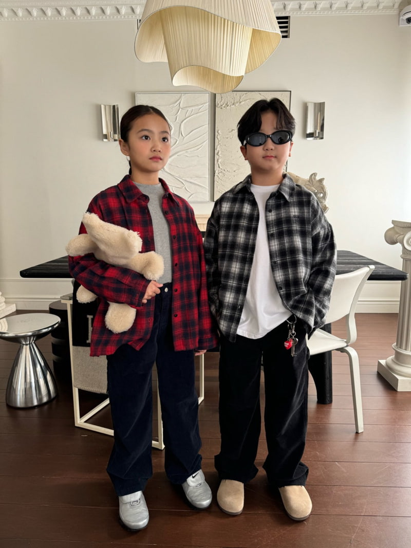 Our - Korean Children Fashion - #childofig - Tartan Check Shirt - 4