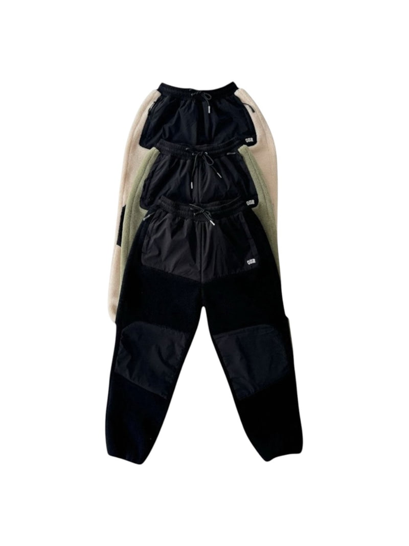 Our - Korean Children Fashion - #childrensboutique - Panel Fleece Pants