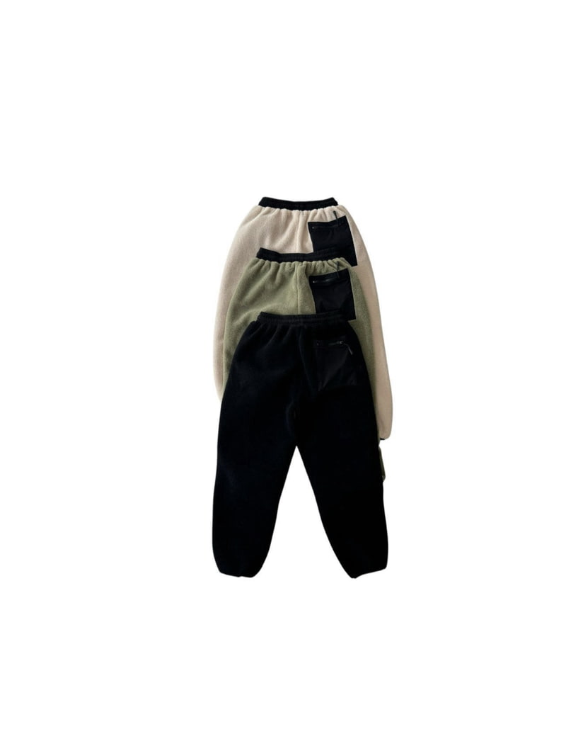 Our - Korean Children Fashion - #designkidswear - Panel Fleece Pants - 2