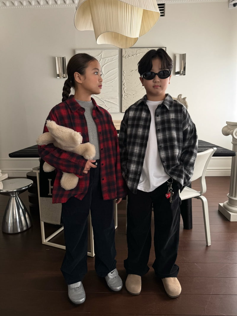 Our - Korean Children Fashion - #fashionkids - Tartan Check Shirt - 7