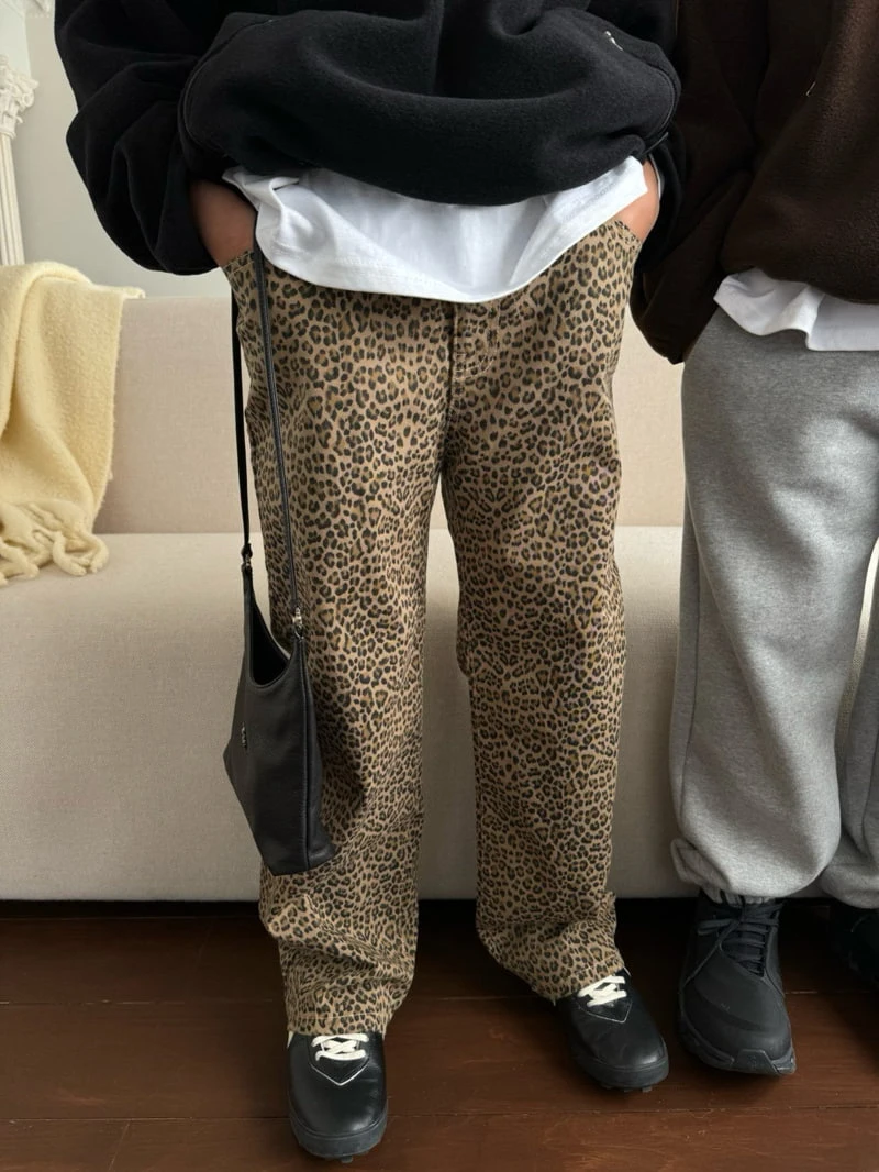 Our - Korean Children Fashion - #kidsshorts - Leopard Pants - 3