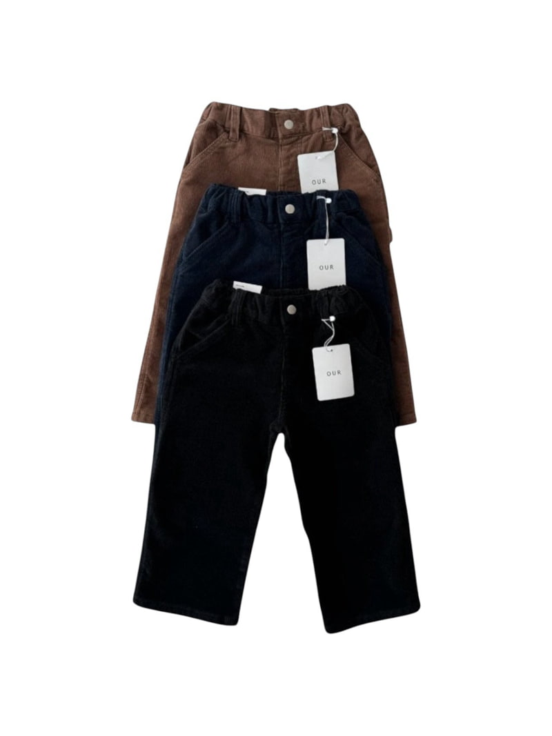 Our - Korean Children Fashion - #kidsshorts - Corduroy Work Pants