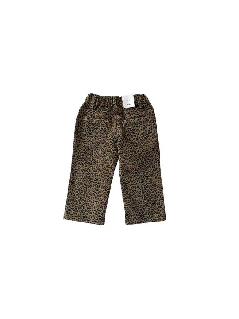 Our - Korean Children Fashion - #kidsshorts - Leopard Pants - 4