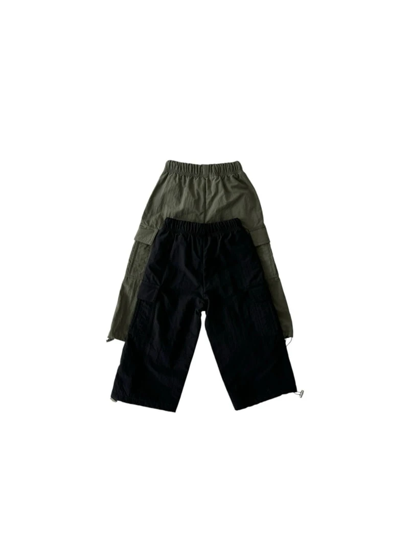 Our - Korean Children Fashion - #littlefashionista - Fleece Cargo String Pants - 4