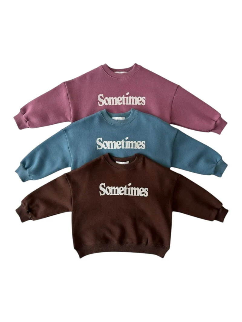 Our - Korean Children Fashion - #minifashionista - Some Time Sweatshirts